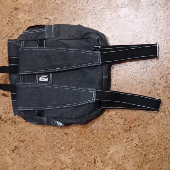 Vintage Fubu Black Denim Backpack - Picture 6 of 10